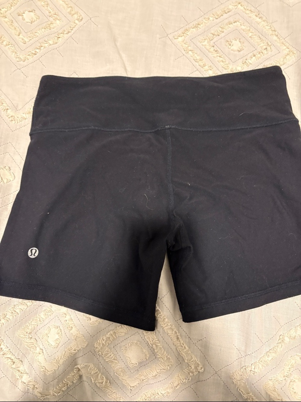 lululemon athletica Black High-Rise Bike Shorts